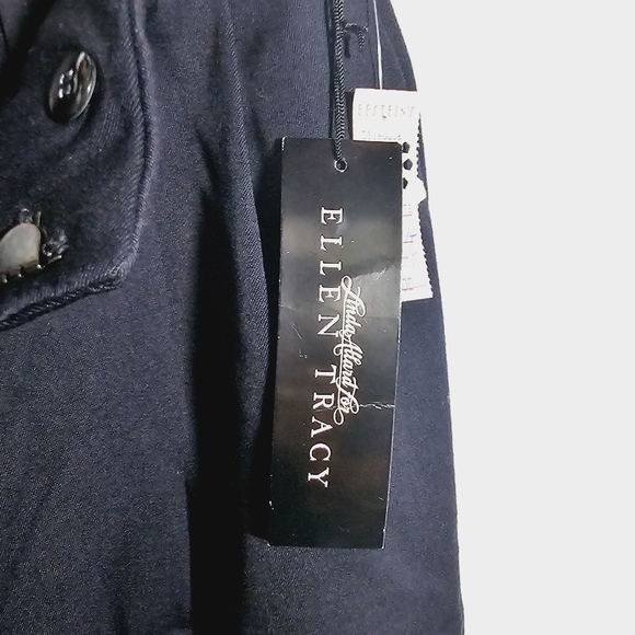 Linda for Ellen Tracy navy blue Trouser Pants 14 nwt - Picture 8 of 8